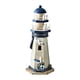 thumbnail image 1 of Adorno de faro de madera con temática de playa, figura decorativa creativa de faro Ave marina, 1 of 9