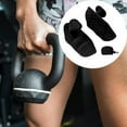thumbnail image 2 of Puños de silicona sin dedos para gimnasio, guantes antideslizantes para levantamiento de pesas, protección ergonómica para las manos para cross training, culturismo y gimnasia, 2 of 5