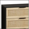 thumbnail image 6 of 59.06"6-Drawers Rattan Storage Cabinet Rattan Drawer,for Bedroom,Living Room, Black, 6 of 9