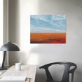 thumbnail image 4 of ARISTURING Whelhung - Desert Abstract Landscape Canvas Wall Art - Blue Sky Red Orange Watercolor Home Decor For Any Living Room Bedroom Office - Innovative Instant Hanging System, 4 of 6