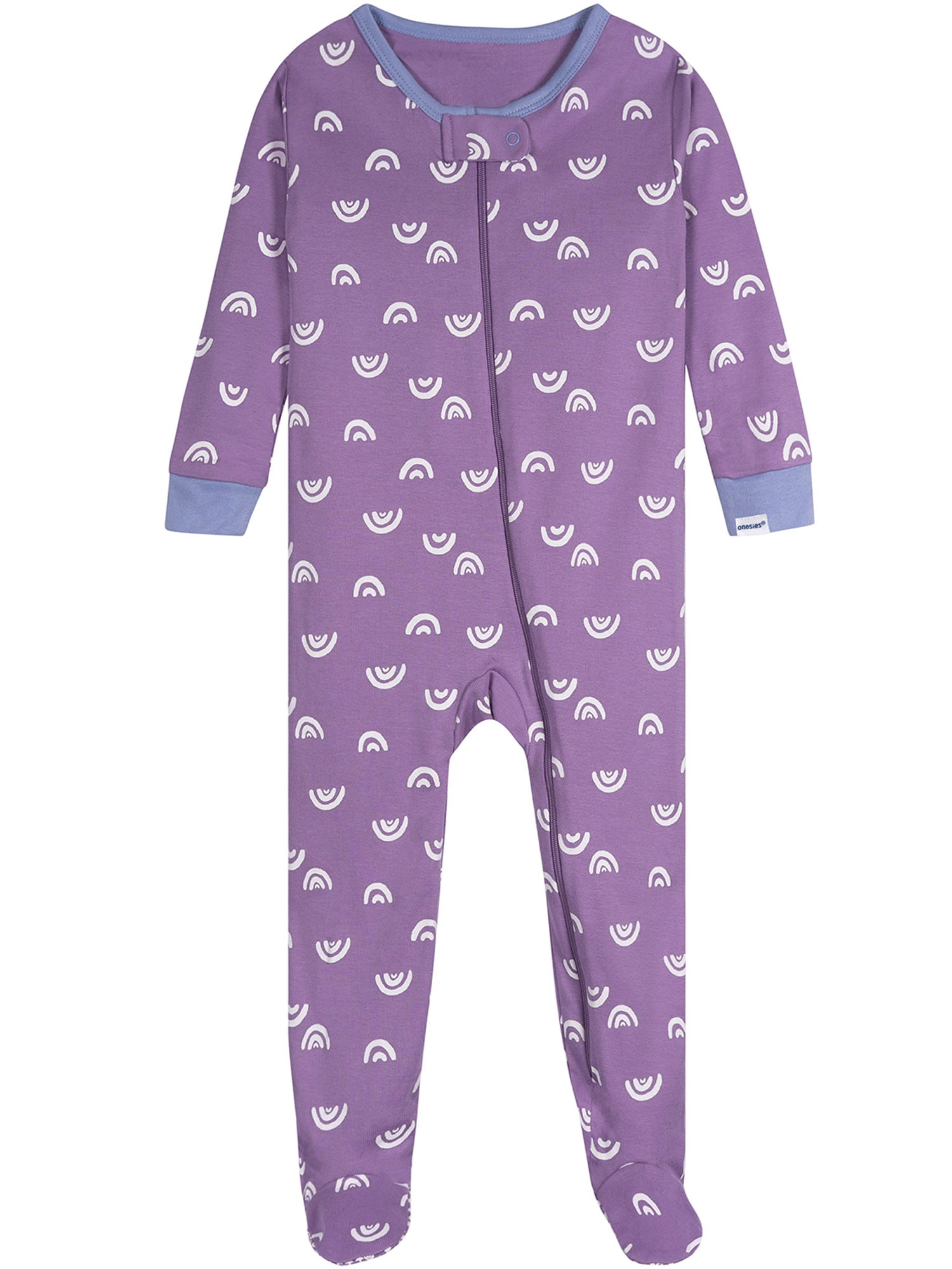 Onesies Brand Baby Girl Footed Pajamas, 4-Pack, Sizes Newborn - 24 Months
