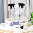 thumbnail image 7 of Armscye 3 Pack 16.9 Oz Spray Bottles Empty, Plastic Clear Squirt Bottles with Adjustable Nozzle, Refillable Spray Container for Gardening, Hair, Cooking, Cleaning with Free Additional Supplies, 7 of 7