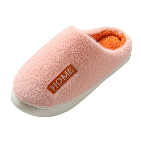 

Women s Fashion Shoes Couple Autumn And Winter Indoor Men s And Women s Home Cotton Slippers Warm Thick Sole Fluffy Slippers Shoes