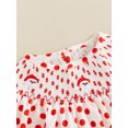 thumbnail image 5 of ZINTAOZT Baby Girls Christmas Clothes Dots Santa Bubble Romper Long Sleeve Oversized Bodysuit One Piece Fall Outfits 0-3T, 5 of 8