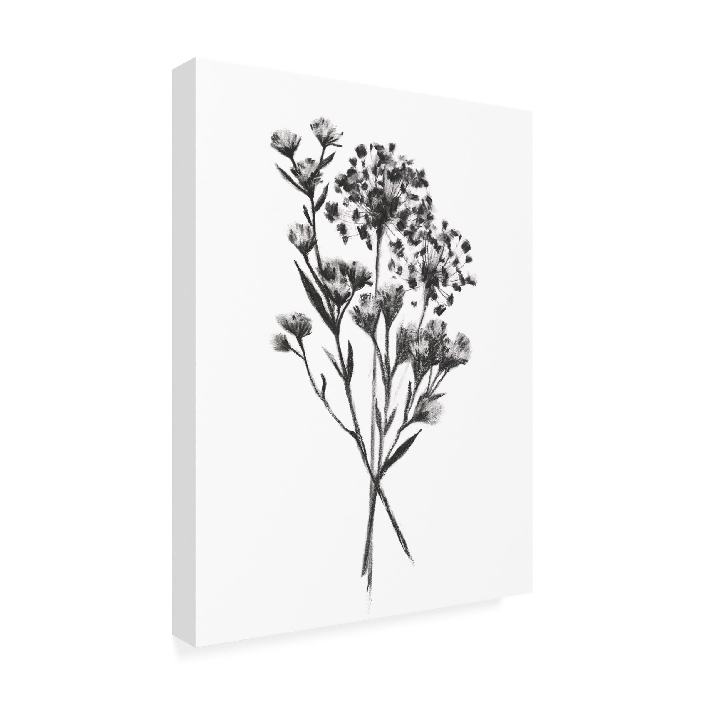 Emma Scarvey 'Wild Roadside Bouquet II' Canvas Art