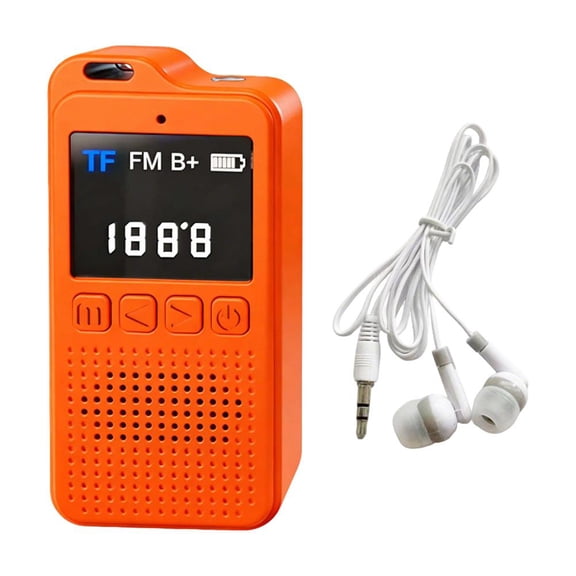 Portable Radio AM for Seniors, Usb Rechargeable Pocket Radios With with LCD Display &3 Playback Mode,DSP Chip, Bluetooth/TF Card Support, for Indoor, Outdoor, Sports, Family, Elder, Emergency Use
