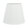 thumbnail image 4 of Meriville Set of 6 Off White Faux Silk Clip On Chandelier Lamp Shades, 4-inch by 6-inch by 5-inch, 4 of 5