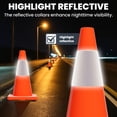 thumbnail image 5 of Traffic Cone, Anti-Slip Foot Pads, Bulk Packaging, Orange Barrier Cone, PVC Road Cone, Sports Facility, Construction Safety, Training Session, 5 of 8