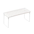 thumbnail image 1 of Rack Dormitory Storage Shelf Strong PP Metal Foldable Design Simple Style Desktop Display Shelf for Home Dormitory Office, 1 of 6