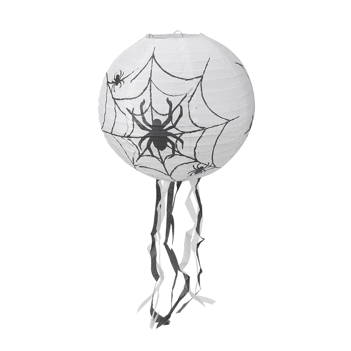 12 Inch Halloween Paper Lantern Unique Paper Lantern with Tassel Scary