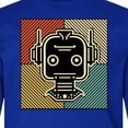 thumbnail image 4 of Inktastic Robotics Funny Robot Retro Long Sleeve Youth T-Shirt, 4 of 5