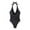 62-black one piece swimsuit women, variant on UPPADA Halter Swim Dress Womens One Piece Solid Color Swimsuit Cute Bathing Suits Tummy Control Cheeky Swimsuits Full Coverage One Piece Swimsuit Black,L