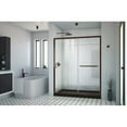 thumbnail image 4 of Infinity-Z 36 Inch D x 60 Inch W x 74-3/4 Inch H Clear Sliding Shower Door with Left Drain Shower Base, 4 of 12