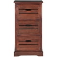 thumbnail image 2 of Safavieh Samara Solid Rustic 3 Drawer Cabinet, 2 of 4