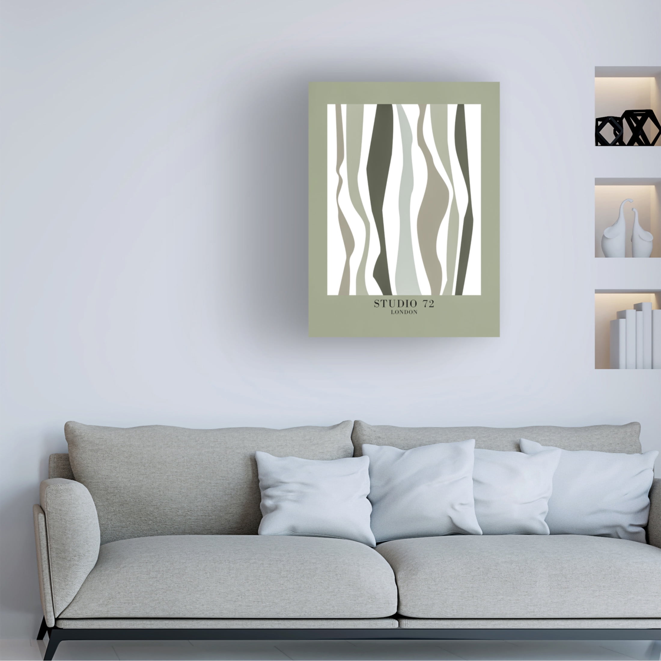 Trademark Fine Art Pictufy Studio II Studio 72 Green Canvas Wall Art