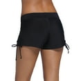 thumbnail image 2 of Soidarity Pantalones cortos de natación Pantalones de playa transpirables Pantalones recortados Absorción de sudor de secado rápido Traje de pierna Deportes acuáticos Negro L Soidarity OD020845-03B, 2 of 5