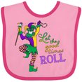 thumbnail image 3 of Inktastic Let the Good Times Roll Mardi Gras Jester Boys or Girls Baby Bib, 3 of 4