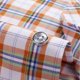 thumbnail image 4 of Blusa y camisa de manga corta con cuello vuelto para hombre, informal, a cuadros, con solapa y botones, de moda, de manga larga, 4 of 5