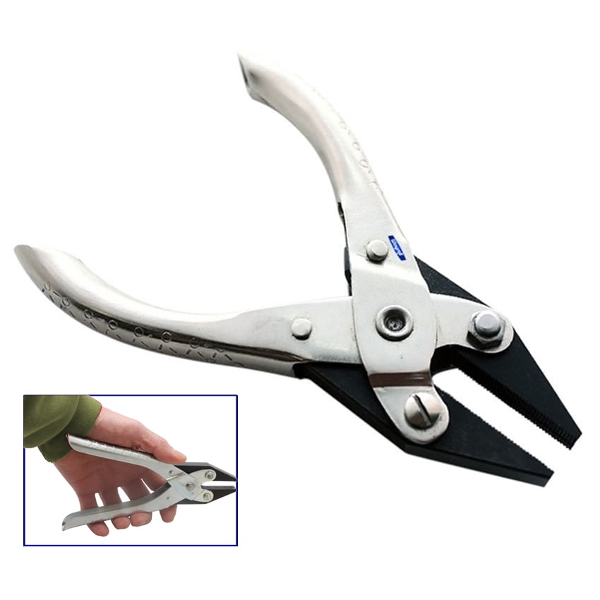 Parallel Action Flat Nose Pliers Serrated Jaws 51/2" Jewelry Crafts