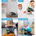 thumbnail image 4 of DolliBu Sleeping Black Bear With Pillow Doctor Plush Toy - Super Soft Bear Doctor Stuffed Animal Dress Up with Scrub Uniform and Cap Outfit - Fluffy Doctor Toy Plush - 10 Inches, 4 of 8