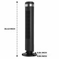 thumbnail image 2 of Alvantor 36" Tower Fan for Bedroom, 28dB Quiet Bladeless Cooling Fan with Remote, 5 Speeds 4 Modes, 12H Timer, 64° Oscillating Standing Fan, 2 of 7