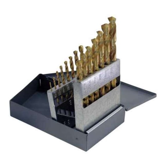 Chicago-Latrobe Jobber Drill Set,15 pc,Cobalt 69871