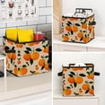 thumbnail image 7 of RATGDN Collapsible Fabric Cube Storage Bin with Double Handles for Living Room Bedroom Office Black - Orange Juice Fruit, 7 of 7