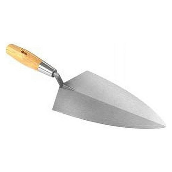 PHILADELPHIA PRO CARBON STEEL BRICK TROWEL - 11" WITH Wood HANDLE