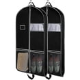 thumbnail image 1 of Garment Bags 2 Pack 43 Inch Garment Bags For Storage Travel Nonwoven Fabric Dress Bag, 1 of 2