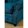 thumbnail image 2 of Bowery Hill Traditional Fabric Tufted Sofa in Dark Teal, 2 of 6