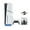 Assassin's Creed Valhalla, variant on PlayStation 5 Slim Disc Edition Bundle with Cyberpunk 2077 and Mytrix 8K HDMI2.1 Cable - PS5, White