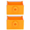 thumbnail image 1 of Cuenco Para Beber Para Colgar Mascotas, Cuenco De Alimentación Para Mascotas Fácil De Limpiar Fijo En Cualquier Lugar Fácil De Encontrar Para Evitar Morder Para La Alimentación OTVIAP Naranja, 1 of 8