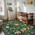thumbnail image 3 of Lahome Decor Large 8'x10' Boho Floral Area Rugs for Living Room,Non Slip Rug with Bird Printed Machine Washable,Soft Indoor Low Pile Carpet for Bedroom Dining Room Playroom Office,Green, 3 of 9