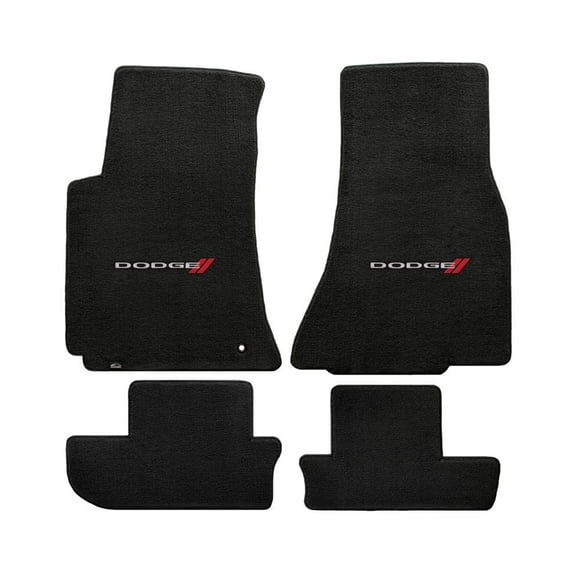 Lloyd Mats Challenger 2008-2010 4Pc Set-1962 Ebony-Velourtex - Dodge
