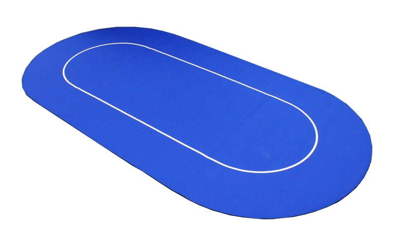 Rollout Poker Table Top Blue