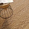 thumbnail image 3 of Ramsha Handmade Natural Color Perfect for Bedroom,Area Rug Decor Woven Rug - WR-034, 3 of 5