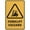 Warning Sign 5, variant on Caution Forklift Hazard Metal Sign 12 x 8 Inches - Rustproof Aluminum, Multicolor Design, Clear Warning for Indoor Outdoor Warehouse, Factory, Construction Area