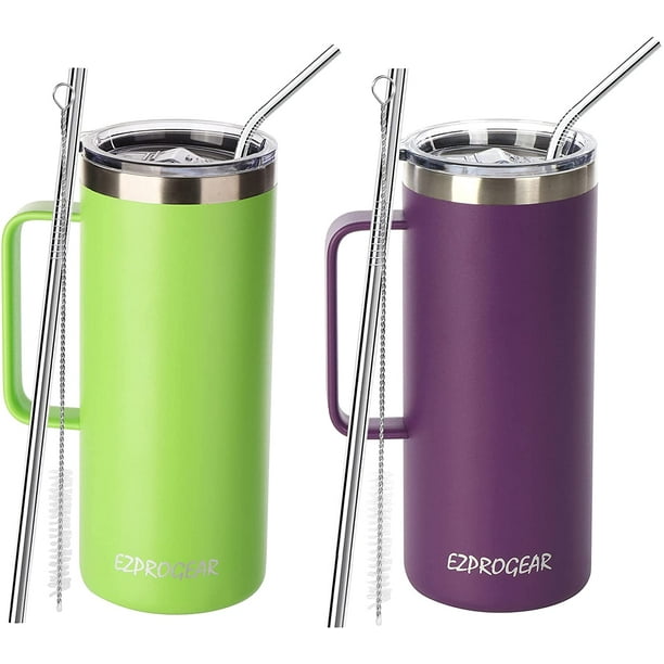 Ezprogear 32 oz 2 Pack Stainless Steel Coffee Mug Double Wall Vacuum