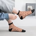 thumbnail image 2 of Naloa fall flower plaid Ankle Socks for Women Non Slip Socks No Show Socks Classic Low Cut Casual Socks Casual Socks, 2 of 7