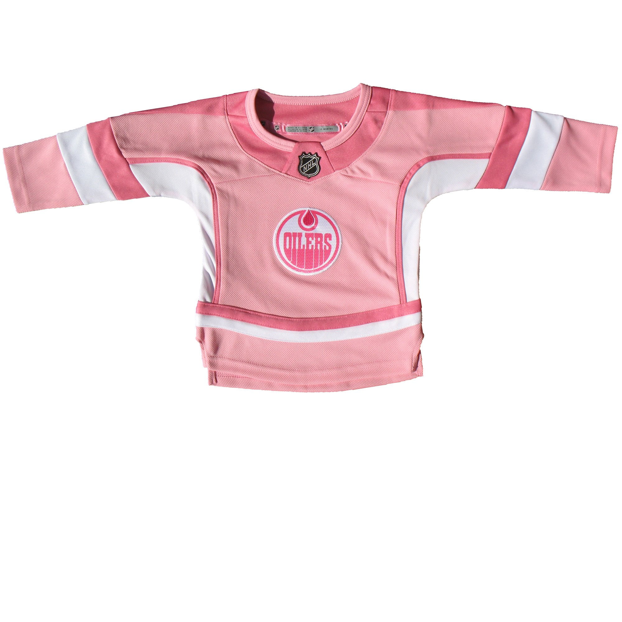 Outerstuff Infant Girls Edmonton Oilers Pink Fashion Jersey