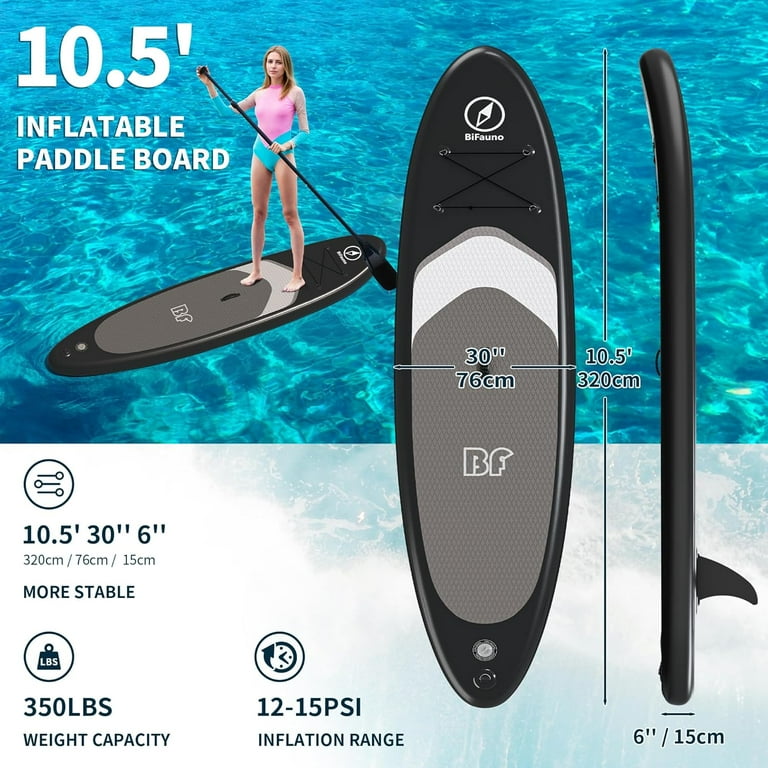 Bifanuo サップボード Bifanuo Inflatable Stand Up Paddle Board with SUP