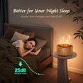 thumbnail image 4 of Noahstrong 500ml Essential Oil Diffuser, Oil Diffuser with 9 Realistic Flame Colors 4 Timer Setting & 28dB Low Noise Flame Diffuser Cool Mist Humidifier for Large Room Bedroom, 4 of 8