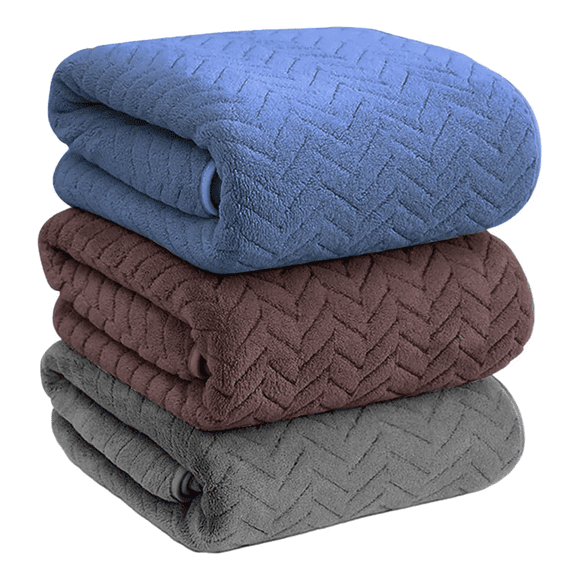 3 Piezas Tuallas Toallas Baño Completo Grande 70×140 Cm Xtellar multicolor