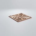 thumbnail image 3 of Ekena Millwork 7 3/8"W x 7 3/8"H x 1/4"T Extra Small Edinburg Decorative Fretwork Wood Wall Panels, Alder, 3 of 13