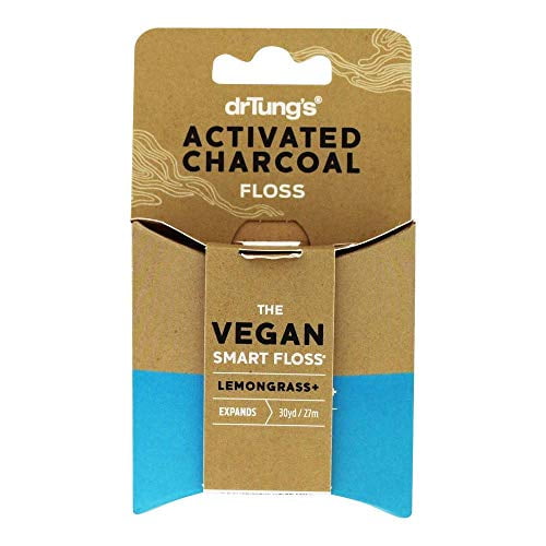DR. TUNG'S, FLOSS,ACTIVATED CHARCOAL 30 YRD