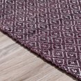 thumbnail image 2 of Dalyn Zen Area Rug ZE1 Ze1 Plum Plum Faded Diamonds 2' x 3' Rectangle, 2 of 2