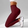 thumbnail image 5 of Anti Cellulite Leggings for Women 3D Anti Cellulite Leggings for Women Push Up Yoga Pants Butt Lift Booty Workout Tights Scrunch Butt Lifting Leggings Tummy Control Compression Pants Wine L, 5 of 5