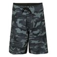 thumbnail image 1 of Burnside B9371 Hombres Diamond Dobby Board Shorts Negro Camo 30 Burnside 9371, 1 of 1