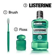 Listerine Freshburst Intense Antiseptic Mouthwash Oral Care, Intense Spearmint, 1.5 L