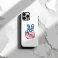thumbnail image 2 of American Flag Peace Magnetic iPhone Tough Case, 2 of 7